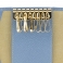 Porta-chaves com oito mosquetões em couro gravado 114390